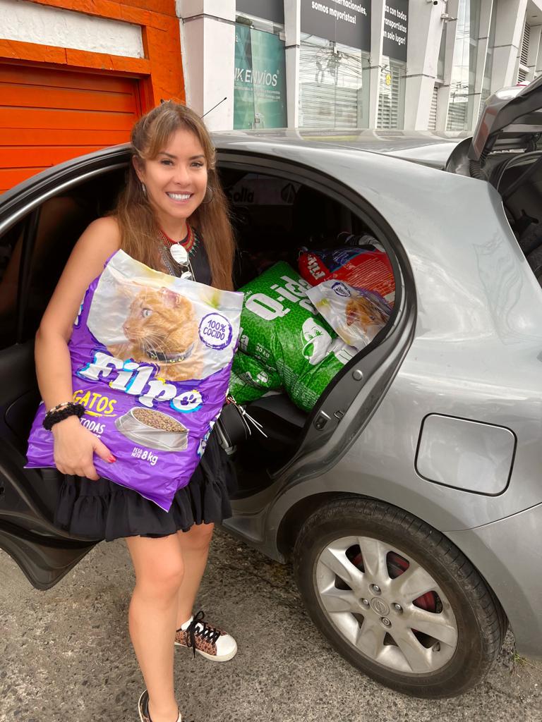 Food for shelters in Cali, Colombia, 2023.